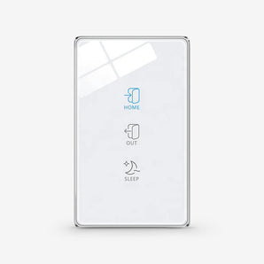 HomeModrn tuya smart APP scene switch zigbee US  N+L line 3 gang wall switch battery scene switch smart home